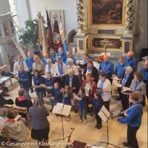 Kinderchor mit Gesangverein